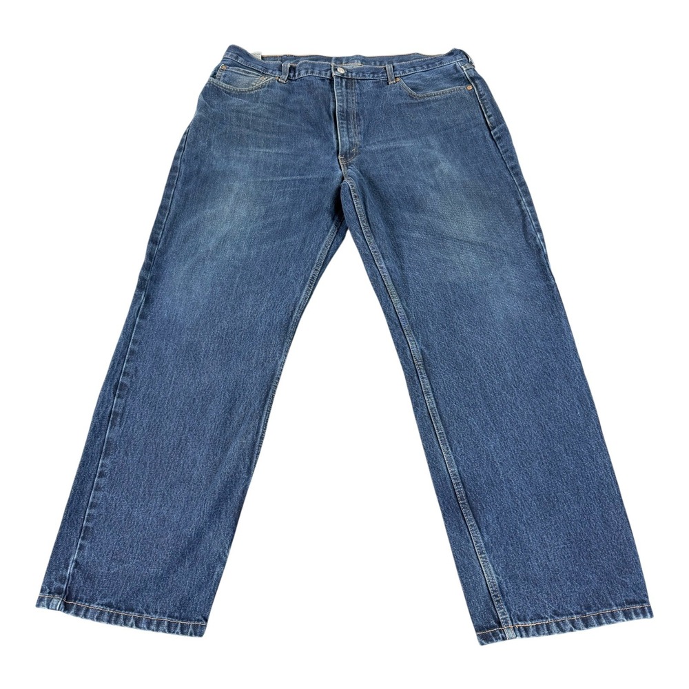Levi's 550 Men's Jeans 42x32 Blue Relaxed Fit Straight Leg Cotton Denim Pants